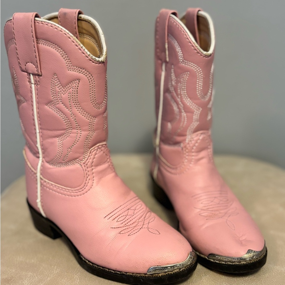 Durango Pink Kids Western Boots